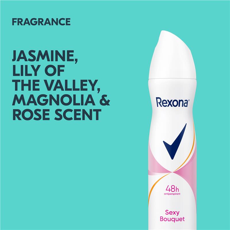 Load image into Gallery viewer, Rexona Women Antiperspirant Aerosol Sexy Bouquet 250ml
