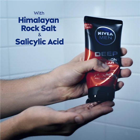 NIVEA MEN Face Wash Deep Rapid Acne Clear 150ml