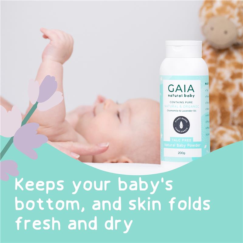 Load image into Gallery viewer, Gaia Natural Baby Powder 200g
