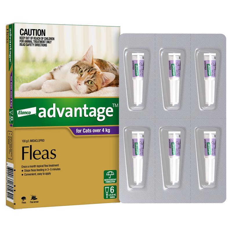 Load image into Gallery viewer, Advantage for Cats over 4kg 6 pack
