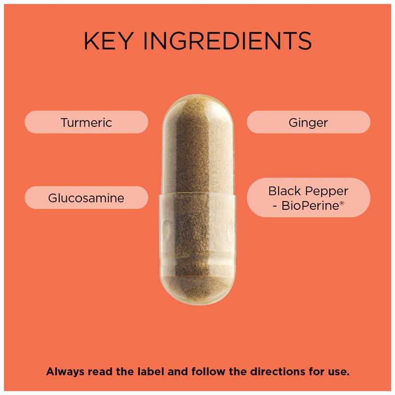 Load image into Gallery viewer, GO Healthy Turmeric Plus Glucosamine 120 Hard Capsules

