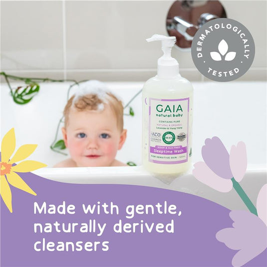 Gaia Natural Baby Sleeptime Bath Wash 500ml