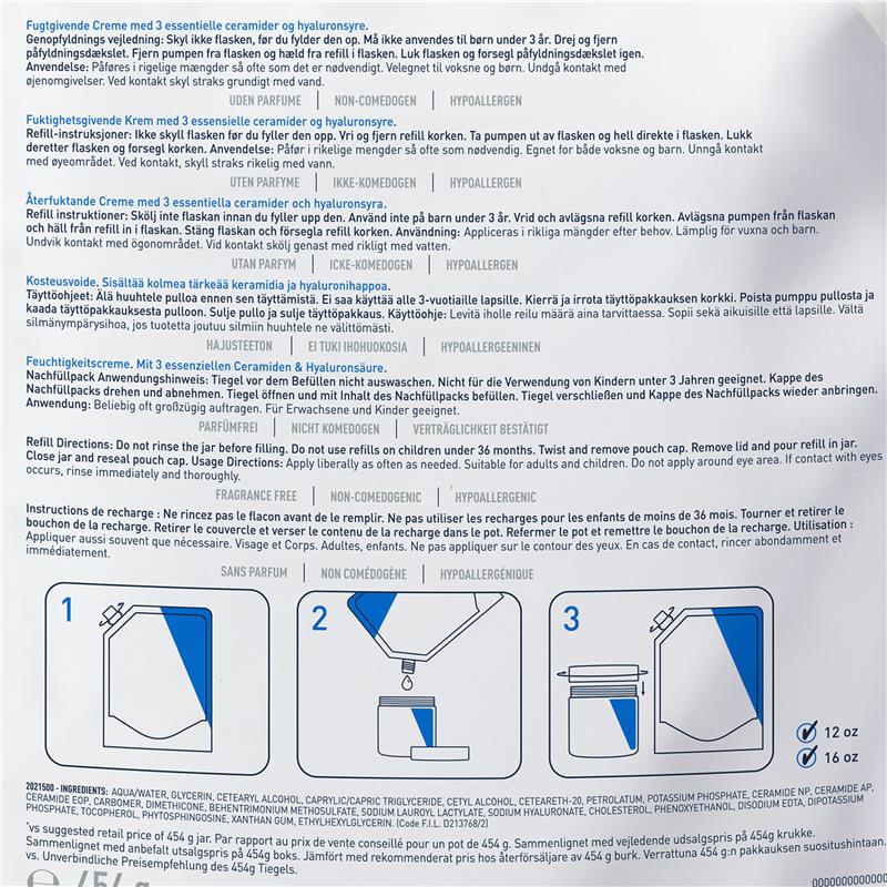 Load image into Gallery viewer, CeraVe Moisturising Cream Eco-Recharge Refill 473ml
