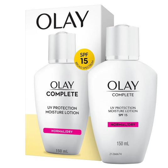 Olay Complete UV Protection Moisturiser Lotion Normal/Dry SPF15 150mL
