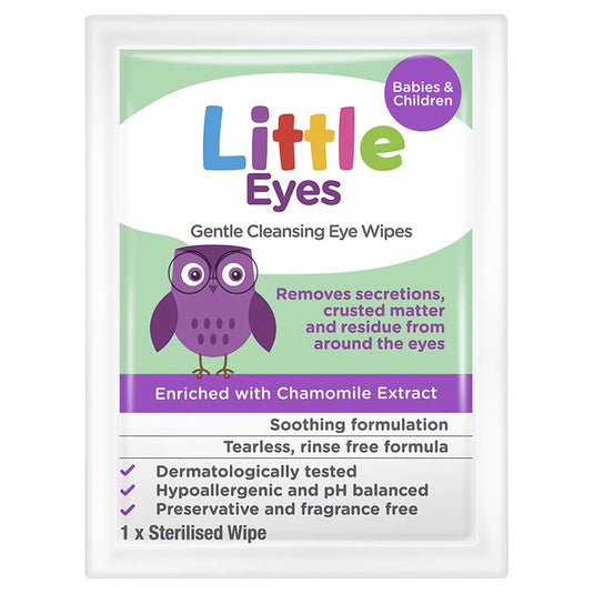 Little Eyes Cleansing Wipes 60 Exclusive Size
