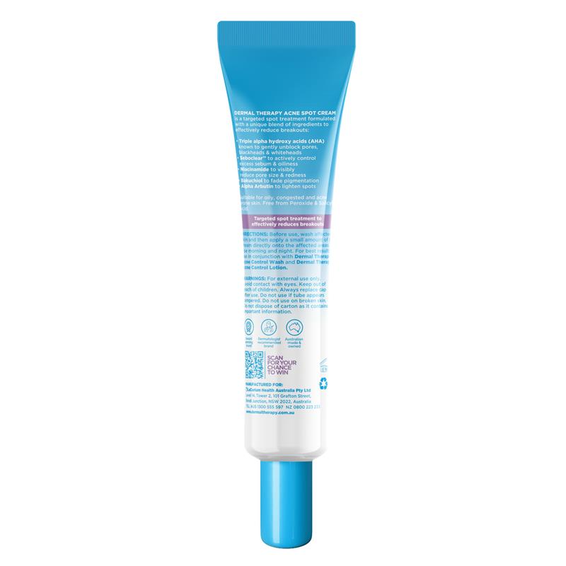Load image into Gallery viewer, Dermal Therapy Acne Spot Cream 30g
