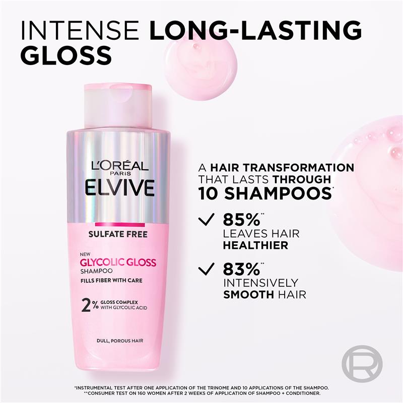 Load image into Gallery viewer, L'Oreal Paris Elvive Glycolic Gloss Shampoo 200ml
