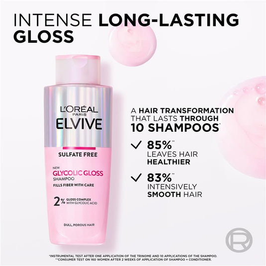 L'Oreal Paris Elvive Glycolic Gloss Shampoo 200ml