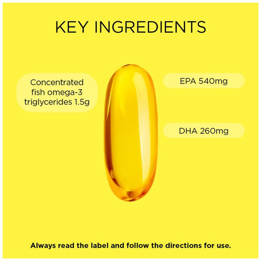 Go Healthy Fish Oil Triple Strength Odourless Softgel 150 Capsules Exclusive Size NEW