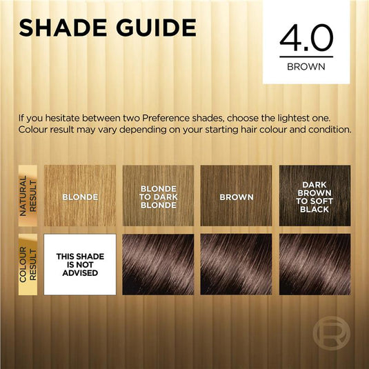 L'Oreal Paris Preference Tahiti 4 Brown