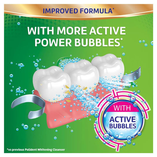 Polident Whitening Denture Cleanser 108 Tablets Exclusive Size