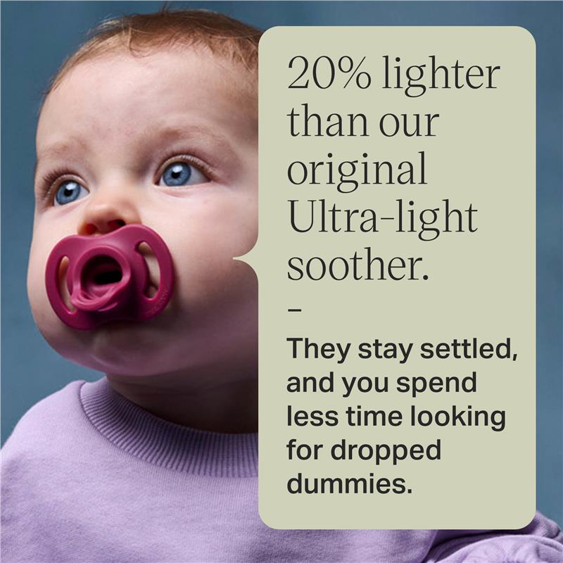 Load image into Gallery viewer, Tommee Tippee Ultralight Soother Day 0-6 Months 2 Pack
