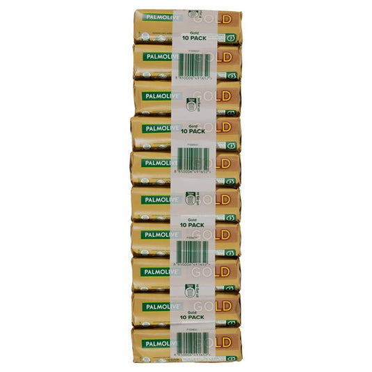 Palmolive Gold Bar Soap Daily Deodorant protection 10 pack x 90g