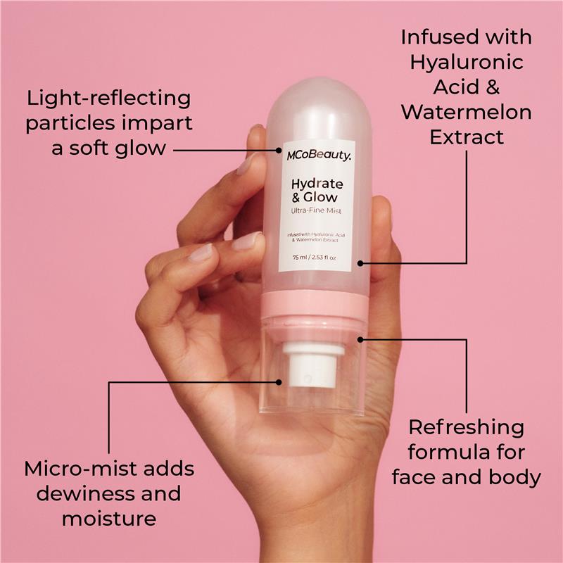 Load image into Gallery viewer, MCoBeauty Hydrate &amp; Glow Ultra-Fine Mist Watermelon
