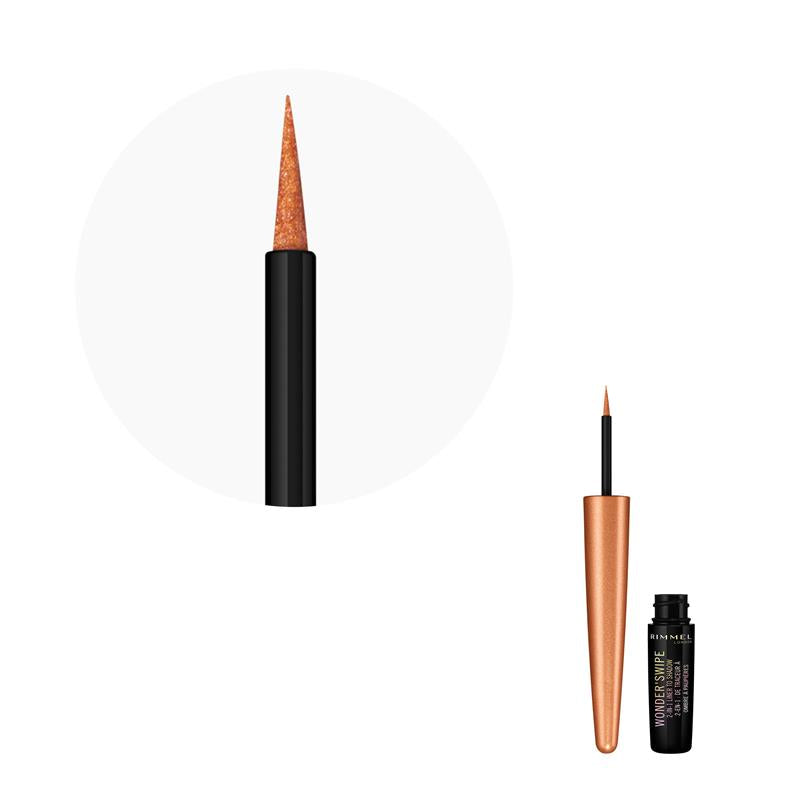 Load image into Gallery viewer, Rimmel Wonder Swipe 2-In-1 Liner To Shadow 004 Savage
