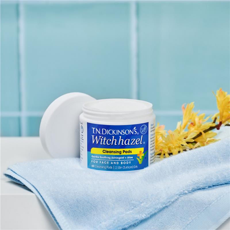 Load image into Gallery viewer, TN Dickinsons Witch Hazel Cleansing Pads 60
