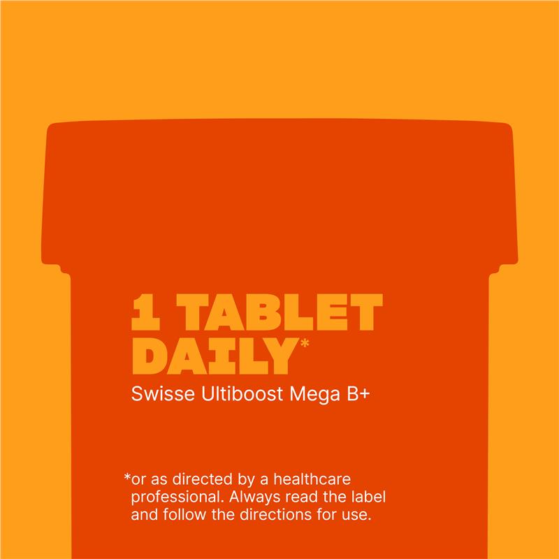 Load image into Gallery viewer, Swisse Ultiboost Mega B + 60 Tablets
