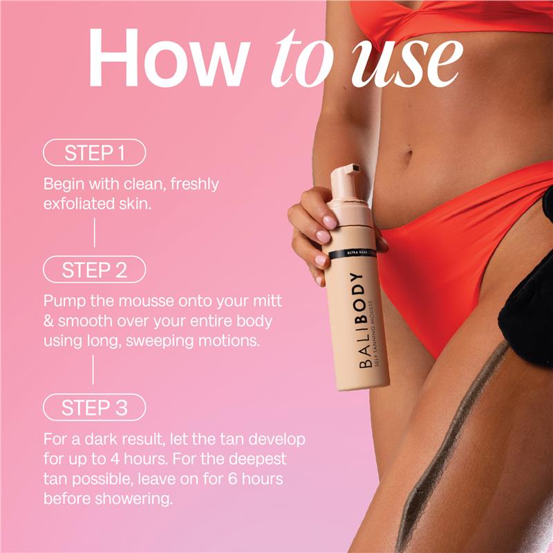 Load image into Gallery viewer, Bali Body Ultra Dark Self Tanning Mousse 200ml
