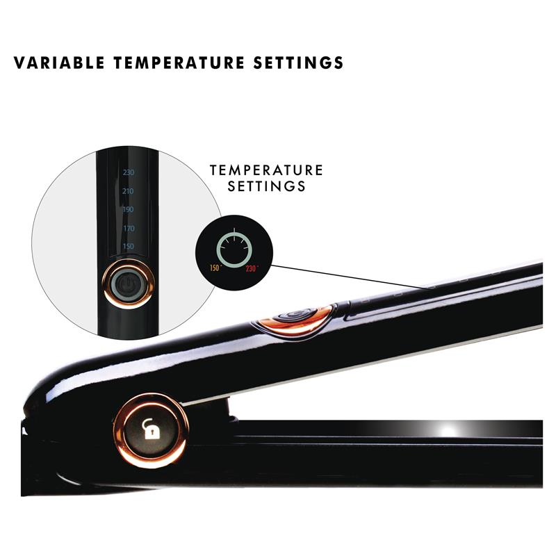 Load image into Gallery viewer, Luna Argan Oil Ceramic Straightener
