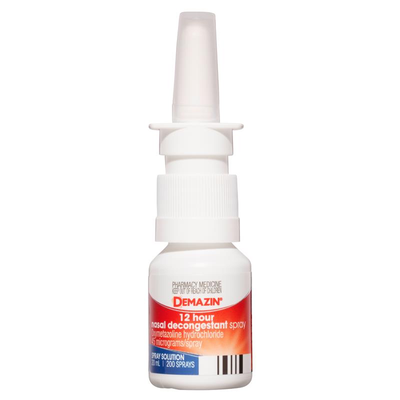 Load image into Gallery viewer, Demazin 12 Hour Relief Decongestant Nasal Spray 2 x 20ml
