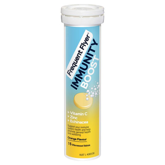 Frequent Flyer Immunity Boost Orange 15 Effervescent Tablets