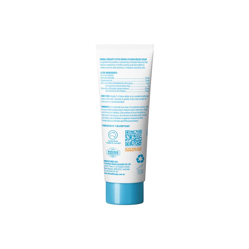 Load image into Gallery viewer, Dermal Therapy Little Bodies Eczema Relief Cream Tube 56g
