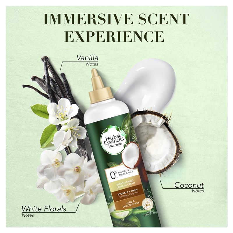 Load image into Gallery viewer, Herbal Essences Bio Renew Coconut Milk &amp; Aloe Smoothening Leave-In Cream 270ml
