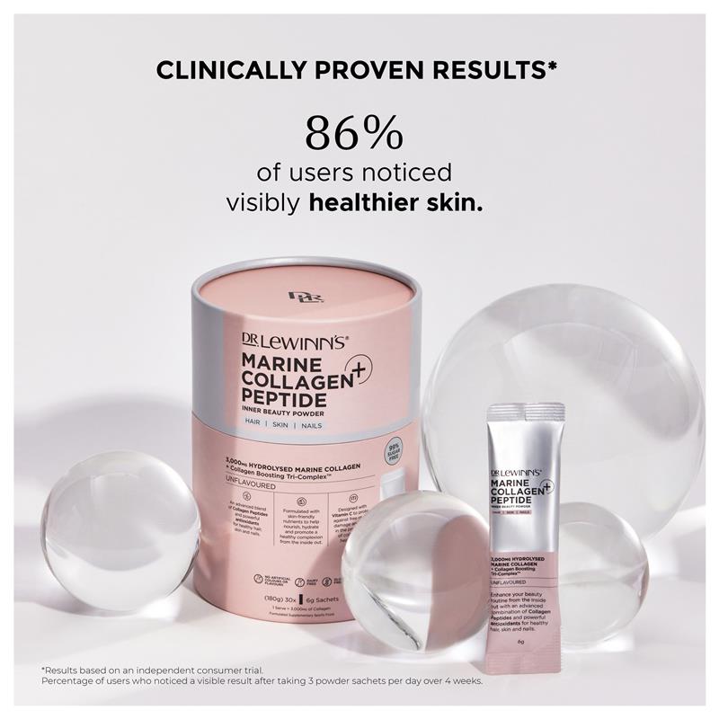 Load image into Gallery viewer, Dr. LeWinn's Marine Collagen Peptide+ Inner Beauty Powder - 30 x 6g
