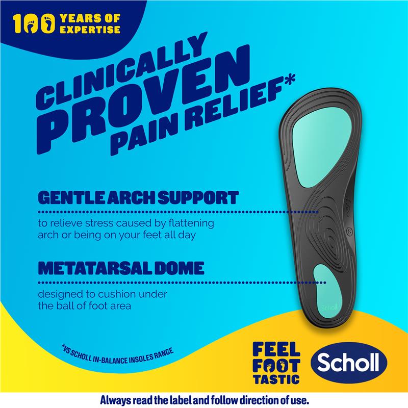 Load image into Gallery viewer, Scholl In Balance Ball of Foot &amp; Arch Orthotic Insole Large
