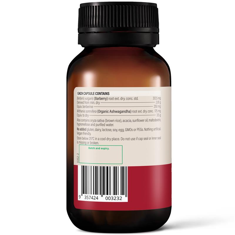 Load image into Gallery viewer, Wanderlust Berberine + Ashwagandha 120 Capsules
