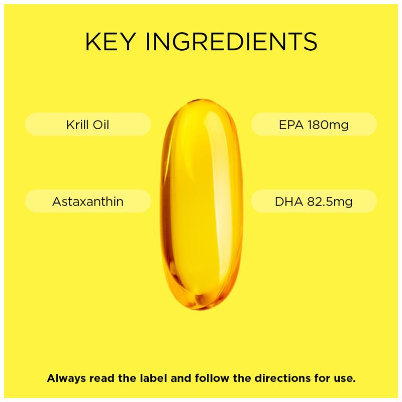 Load image into Gallery viewer, GO Healthy Krill Oil 1500mg 60 Capsules
