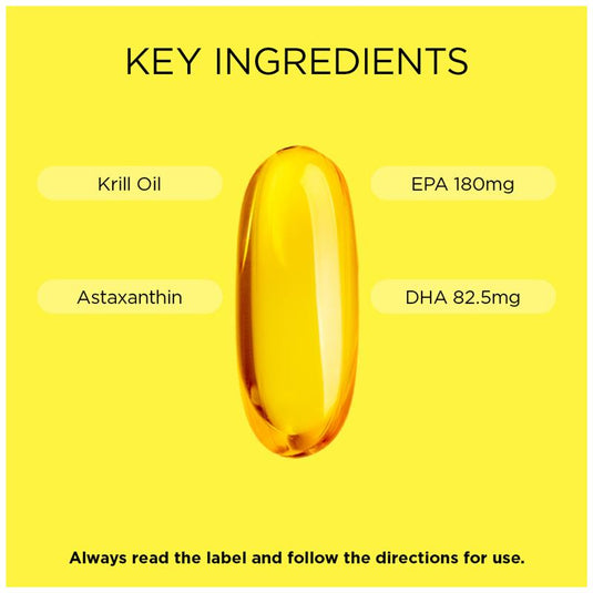 GO Healthy Krill Oil 1500mg 60 Capsules