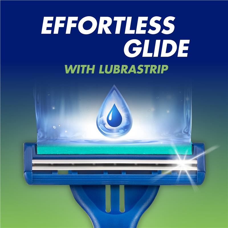 Load image into Gallery viewer, Gillette Disposable Razors Blue II Plus 5 Pack Pivot
