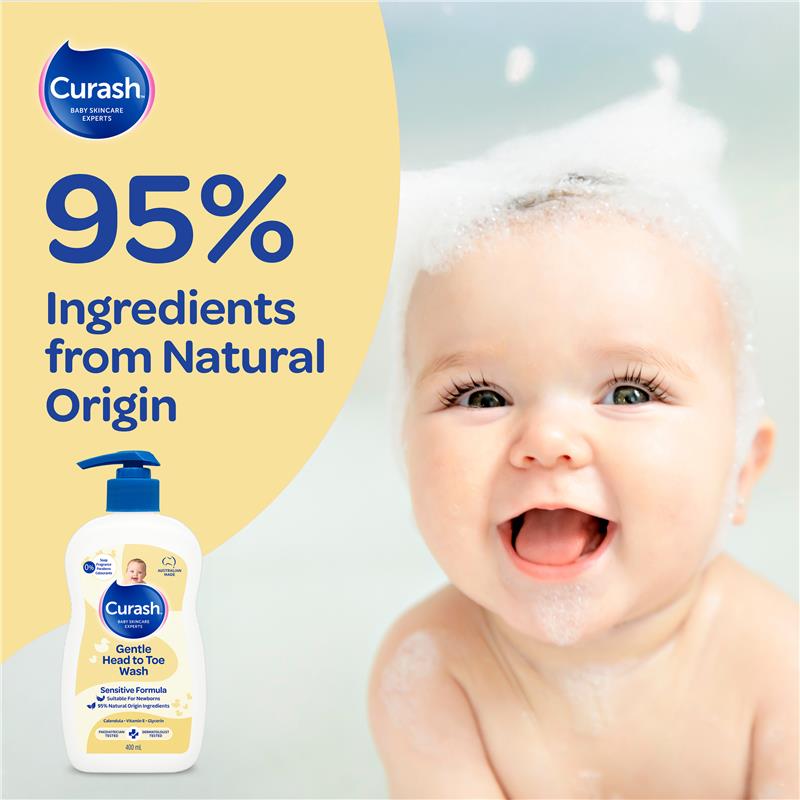 Load image into Gallery viewer, Curash Gentle Head To Toe Wash 400ml
