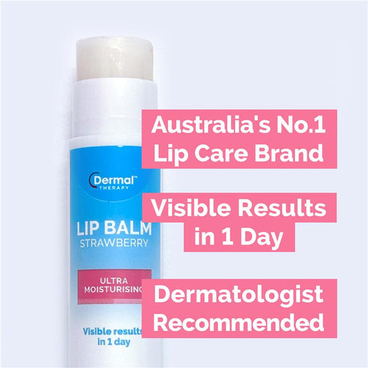 Dermal Therapy Lip Balm Stick Strawberry 4.8g