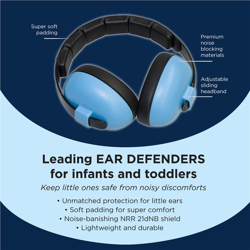Load image into Gallery viewer, Banz Ear Muffs Mini 3+ Months to 2 Years Sky Blue
