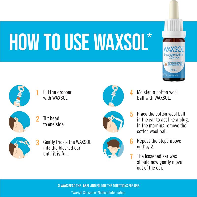 Load image into Gallery viewer, Waxsol Ear Drops 0.5% 10mL
