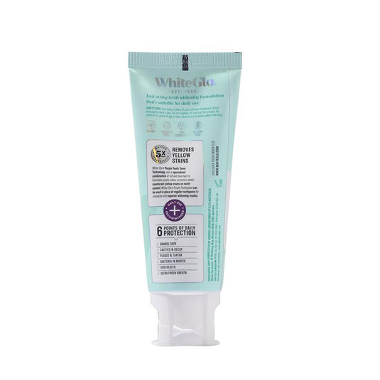 White Glo Toothpaste Purple Tooth Toner 115g