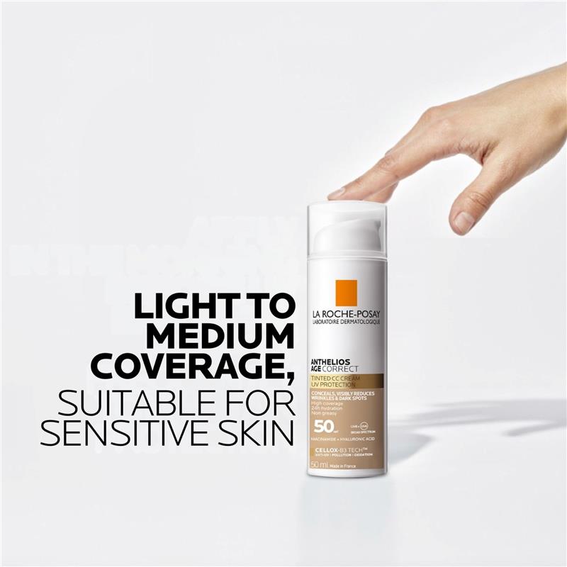 Load image into Gallery viewer, La Roche Posay Anthelios Age Correct Tinted SPF50 50ml
