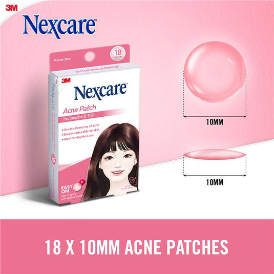 Nexcare Acne Patch Transparent & Thin 18 pack