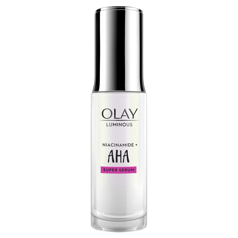 Load image into Gallery viewer, Olay Luminous Niacinamide + AHA Face Super Serum 30 ml
