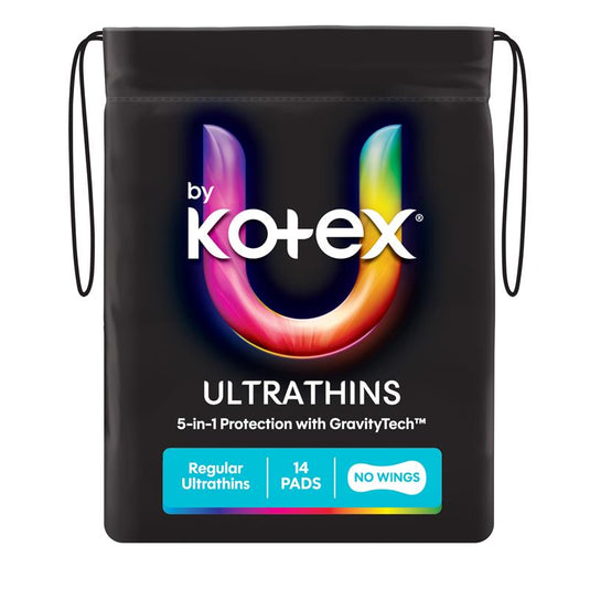 U By Kotex Ultrathins Pads Regular 14 Pack