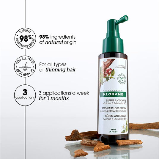 Klorane Serum With Quinine And Organic Edelweiss 100ml