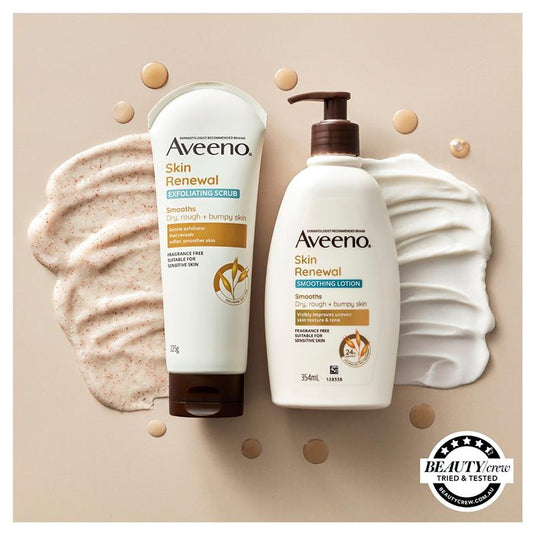 Aveeno Skin Renewal Smoothing Fragrance Free Body Lotion 354ml