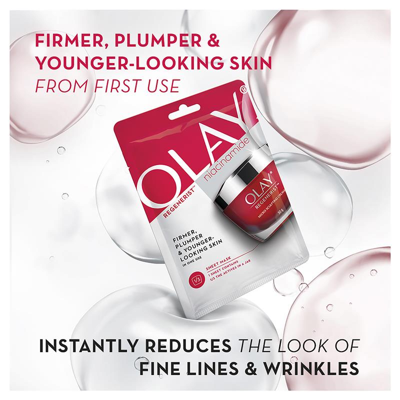 Load image into Gallery viewer, Olay Regenerist Niacinamide Sheet Mask
