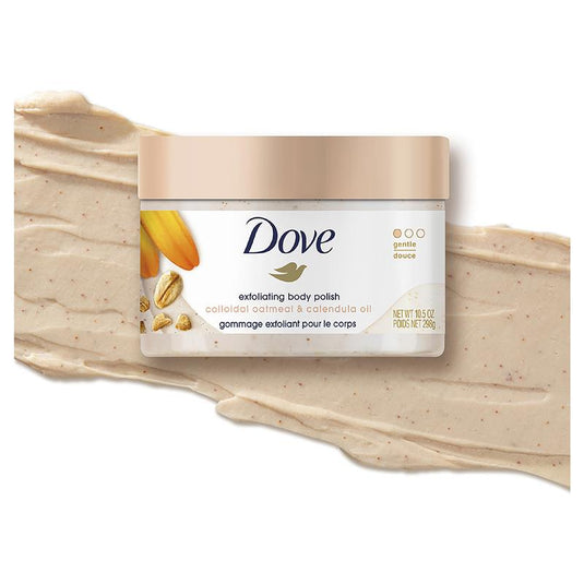 Dove Exfoliating Body Polish Colloidal Oatmeal And Calendula Oil 298g
