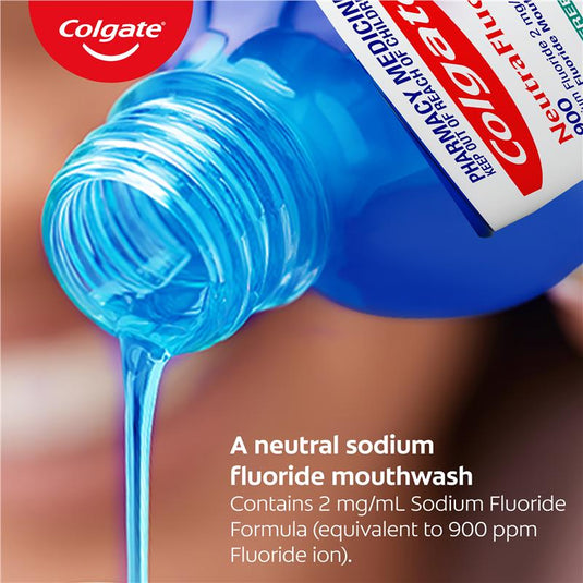 Colgate NeutraFluor Alcohol Free 900 Mouthwash 473ml