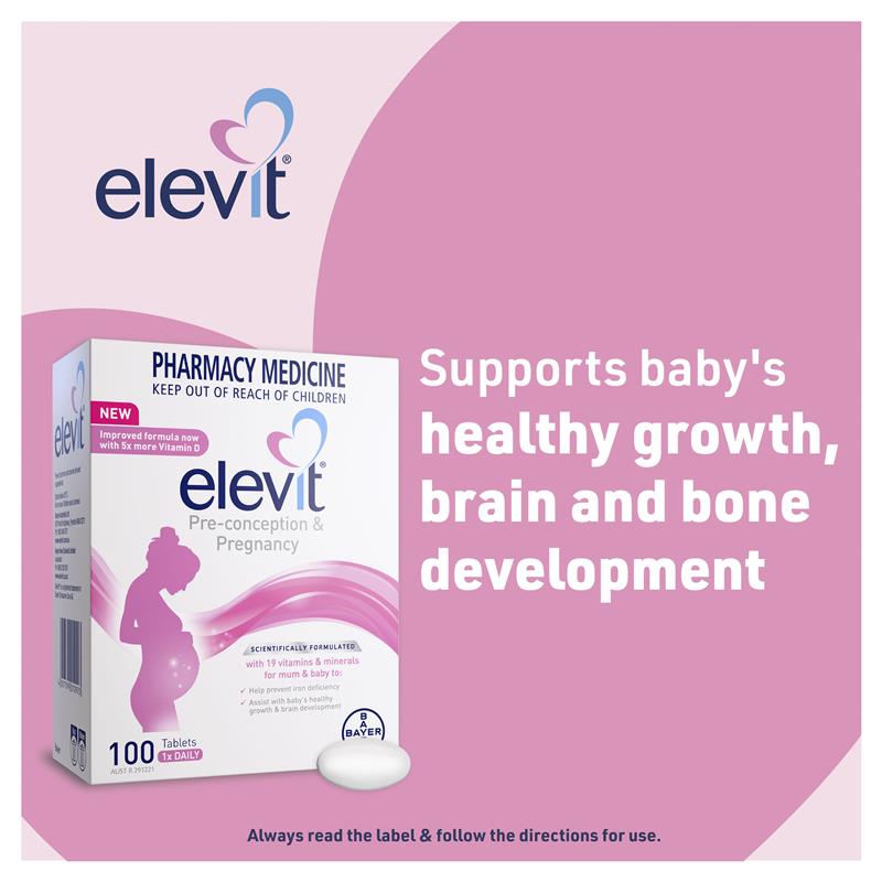 Load image into Gallery viewer, Elevit Pre-conception &amp; Pregnancy 100 Tablets
