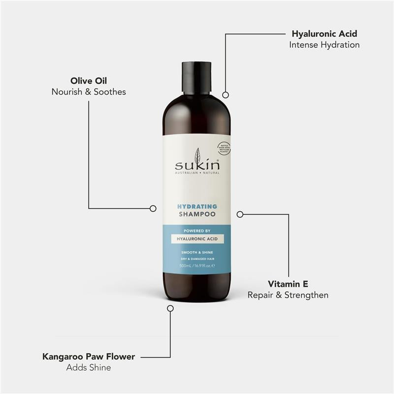Load image into Gallery viewer, Sukin Hydrating Shampoo 500ml
