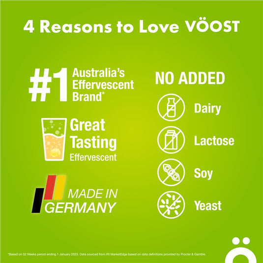 Voost Sport Lemon & Lime Effervescent 10 Tablets